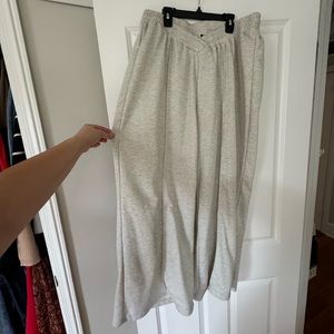 Women's Gray Wide-Leg Pants